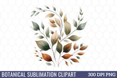 Botanical Sublimation Clipart Product Image 1
