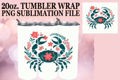 Dreamy Reflections 20oz tumbler wrap, Flower Animals Product Image 1