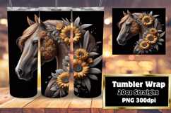 20oz Tumbler Design for Creative Gifts , Horse Product Image 1