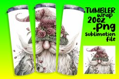 Serene Watercolor Gnome 20oz Tumbler Designs Product Image 1