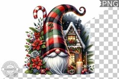 Christmas Gnome Sublimation - Clipart PNG Design Product Image 1
