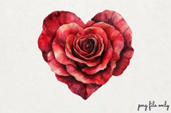 Red Valentines Day Clipart PNG Product Image 1
