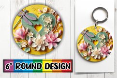 Joyful Coasters Circle Style, 3D Heart Product Image 1