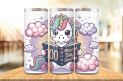 100 Days Of School Tumbler wrap, Teacher Day 20oz Tumbler Product Image 1