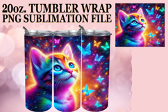 BRIGHT ADVENTURES 20oz TUMBLER WRAP, Cat Product Image 1