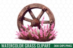 Watercolor Grass Clipart Product Image 1