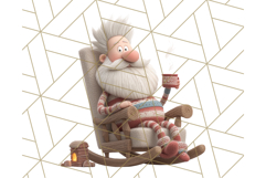 Santa Claus Clipart, North Pole Holiday PNG Graphics Product Image 4