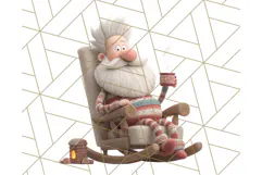 Santa Claus Clipart, North Pole Holiday PNG Graphics Product Image 4