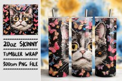 Blooming with 3D Cat Beauty: Glossy Sublimation Product Image 1