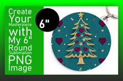 Charming Keychain Round Design Template , Holiday Product Image 1