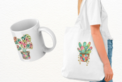 Glitter Spring Houseplants Clipart Product Image 3