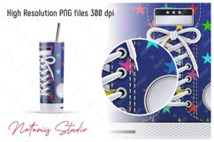 Monogram Sneaker patterns for 20oz SKINNY TUMBLER. Product Image 4
