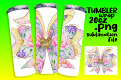 VIBRANT 20oz Tumbler Artwork for Gifts , Easter Bunny Product Image 1