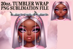 Blissful moments 20oz tumbler wrap, Love Girl Product Image 1