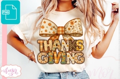 Thanksgiving shirt sublimation PNG, Fall Sleeve sublimation Product Image 2