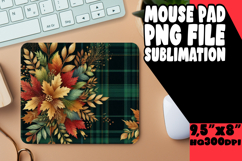 UNIQUE desk MAT Playful PNG, Autumn Flower Product Image 1