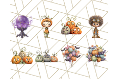 Halloween Whimsy Clipart, Cute Costume PNG Graphics Product Image 8