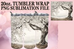 Vibrant Dynamic Springtime Tree Tumbler Wrap: 20oz Sublimati Product Image 1