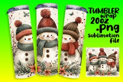 Christmas Gingerbread Design Wrap 20oz Tumbler Product Image 1