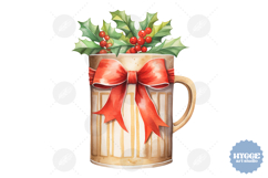 Christmas Coffee PNG | Christmas Latte PNG | Gingerbread PNG Product Image 2