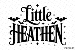 Little Heathen Svg | Halloween Svg | Svg Cut Files Product Image 1