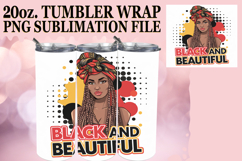 ENCHANTED EVENINGS 20oz TUMBLER WRAP, Black Woman Product Image 1