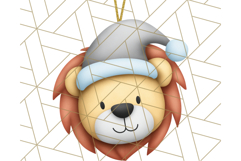 Safari Christmas PNG Clipart, Cute Jungle Animal Art Product Image 4