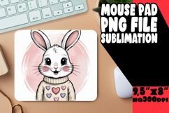 Sweet DESK pad Playful PNG, Valenines Animals Product Image 1