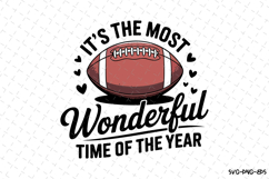It&#039;s the Most Wonderful Time of the Year Svg | Game Day Svg Product Image 1