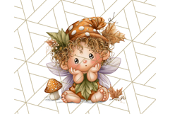 Fall Fairy Clipart PNG, Autumn Fairy People With Wings Product Image 4