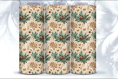 4 Christmas Seamless Tumbler Wrap 20 oz Product Image 5