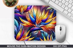 Flowers Mouse Pad Sublimation, Summer Mouse Pad PNG Product Image 1