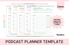 Podcast Planner Editable Template 2 Product Image 1