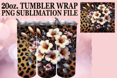 BLISSFUL MEMORIES 20oz TUMBLER WRAP, Leopard Prints Product Image 1