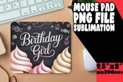 JOYFUL desk PAD Sublimation PNG, Girl Quote Product Image 1