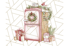 Christmas Cottagecore Kitchen Clipart PNG, Holiday Decor Product Image 4