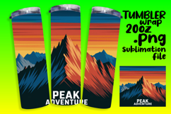 GRACEFUL 20oz Tumbler Design for Sublimation , Adventure Product Image 1