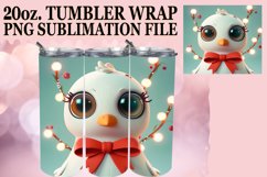 Winter 3D Christmas Characters Tumbler Wrap PNG Product Image 1