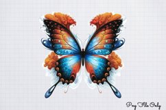 Smoke Butterflies Clipart PNG Product Image 1