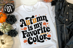 Autumn Is My Favorite Color - Autumn t-shirt Design Product Image 1