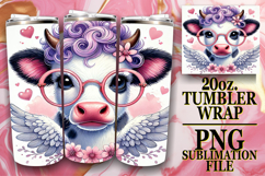 Inspiring vibes 20oz tumbler wrap, Valentines Product Image 1