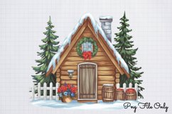 Woodland Christmas Animals Cliparts PNG Product Image 1