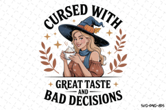 Cursed with Great Taste Svg | Halloween Svg | Svg Cut Files Product Image 1