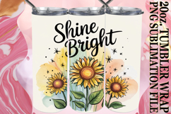 PRESENT OF LAUGHTER 20oz TUMBLER WRAP, Flowers Quote Product Image 1