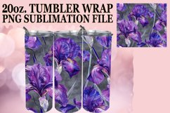 15x Dazzling 3D Spring Flower Tumbler Wrap Bundle PNG Product Image 5