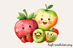 Cute Kawaii Summer Clipart PNG Product Image 1