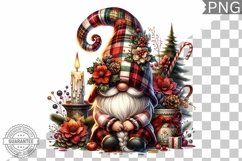 Christmas Gnome Sublimation - Clipart PNG Design Product Image 1