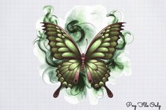 Smoke Butterflies Clipart PNG Product Image 1