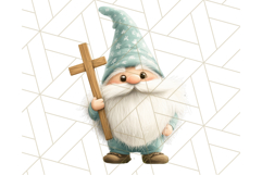 Easter Christian Gnome PNG, Religious Spring Sublimation Product Image 4