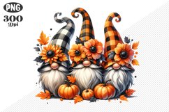 Halloween Gnomes Sublimation - Clipart PNG Design Product Image 1